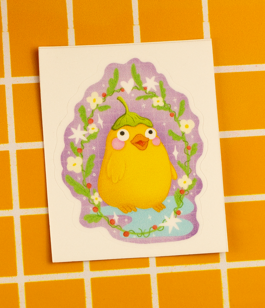 Sticker Otori Sama fondo Lila