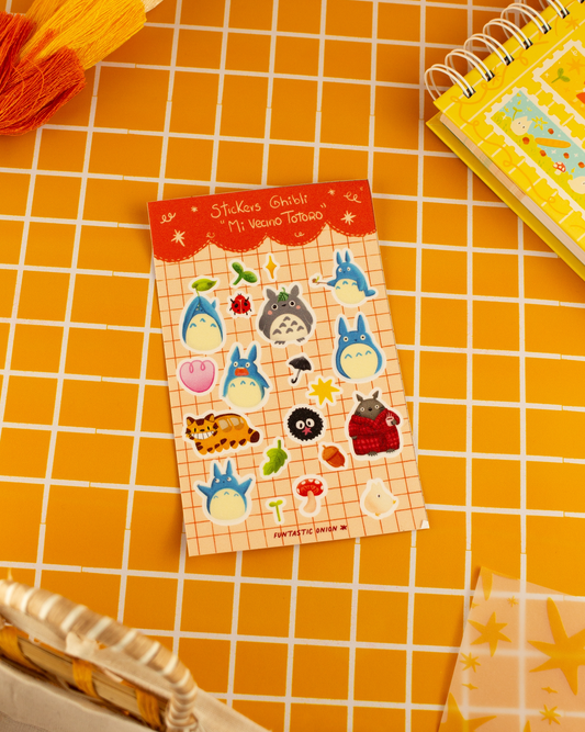 Plantilla de sticker Totoro