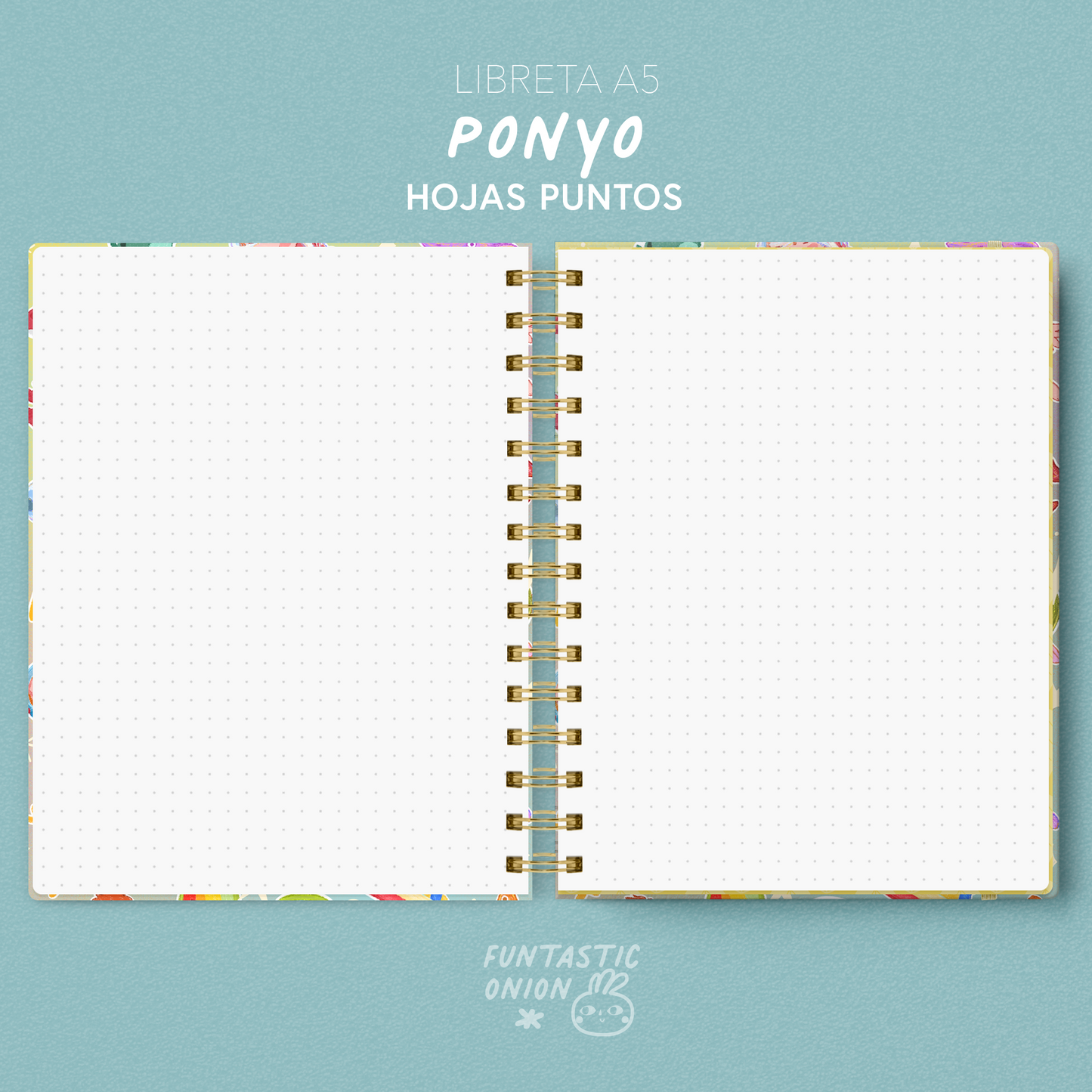 Libreta A5 - Ponyo