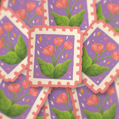 Sticker Flores tiernas