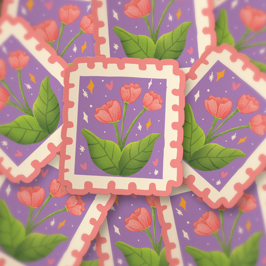 Sticker Flores tiernas