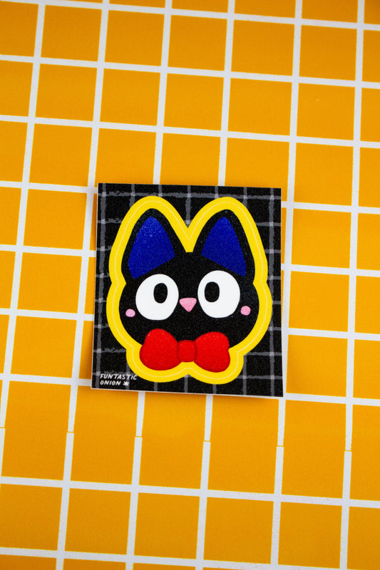 Sticker Gatito de Kiki "Jiji"-Escarchado