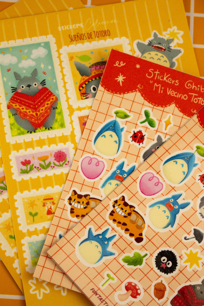 Pack plantilla Stickers Totoro