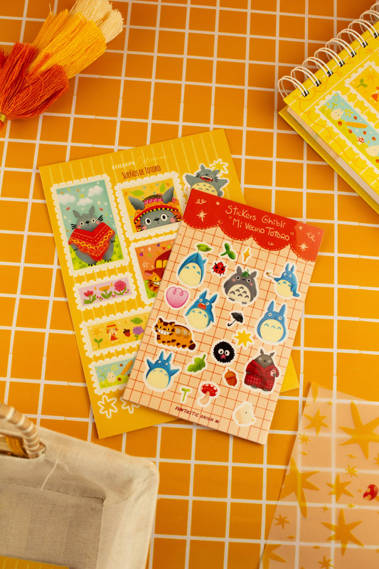 Pack plantilla Stickers Totoro